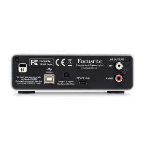 Focusrite iTrack Solo Back