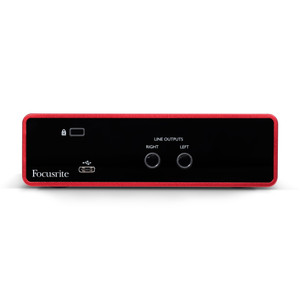 Focusrite Scarlett Solo [3rd Gen] Back