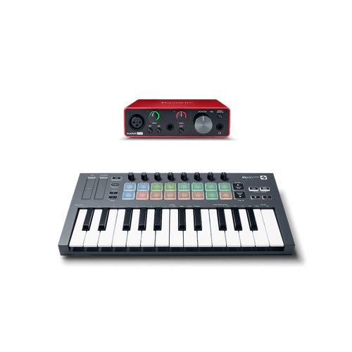 Scarlett Solo [3rd Gen] + Novation FLkey Mini MK1 - Bundle