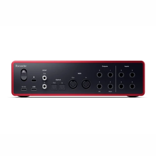 Focusrite Scarlett 16i6 4th Generation - Refurbished Back